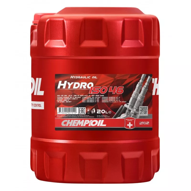 Гидравликалық май 2102 CHEMPIOIL S1928 HYDRO ISO 46 20 л